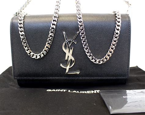 ysl silver chain bag|ysl shoulder bag with chain.